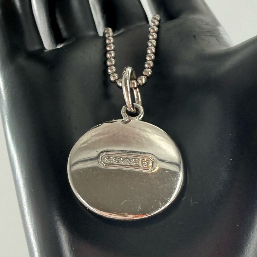 Coach Silver around Bag Tag/Charm - Picture 4 of 8